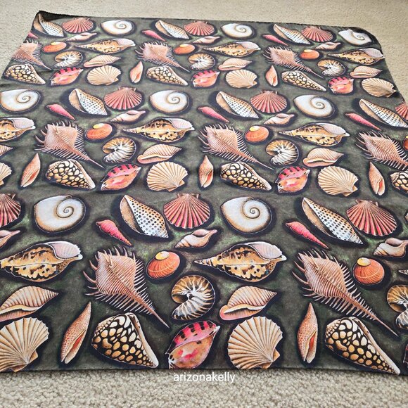 {{{RARE}}} Sergio Bustamante Silk Seashell Scarf - Picture 6 of 14